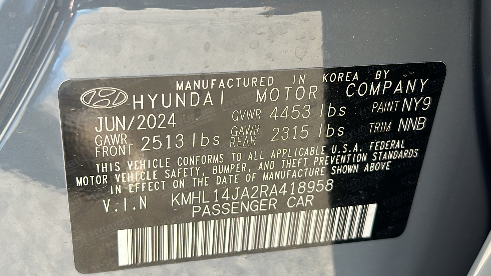 2024 Hyundai Sonata SEL 21