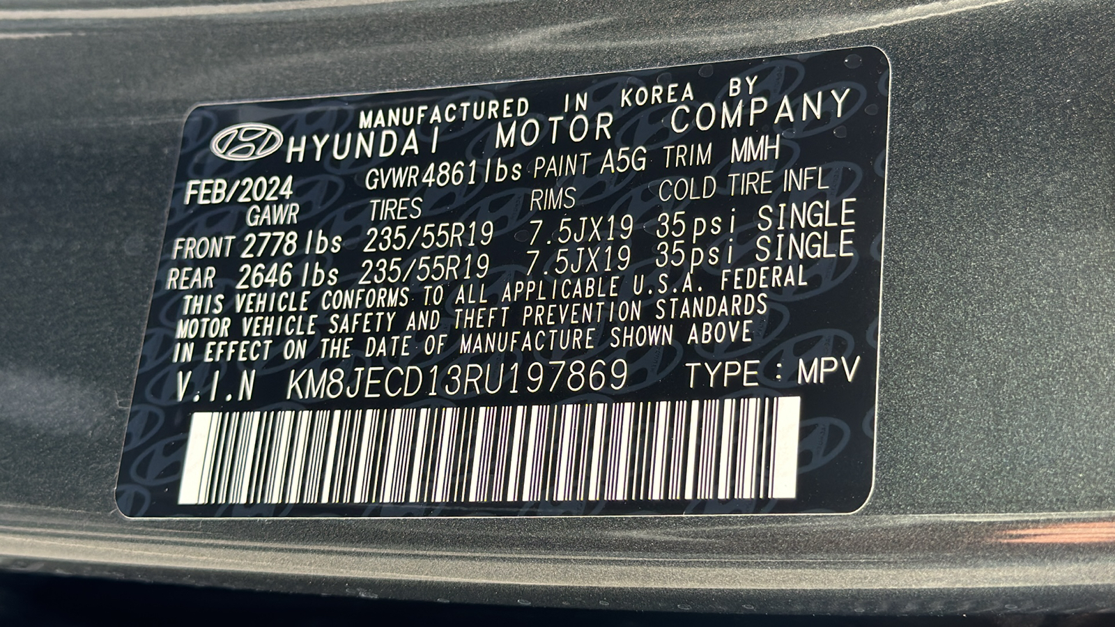 2024 Hyundai Tucson Hybrid Limited 21
