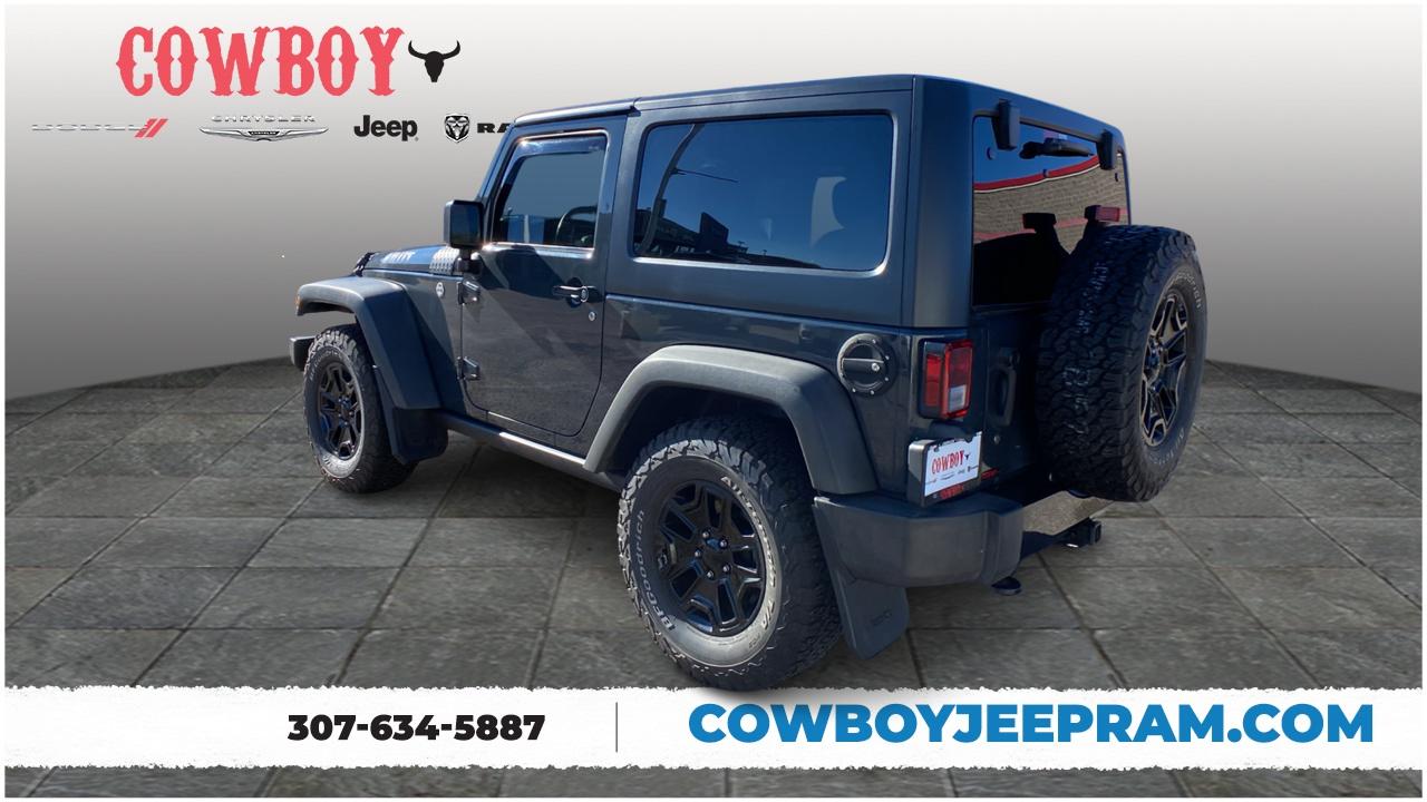 2017 Jeep Wrangler Willys Wheeler 4x4 3