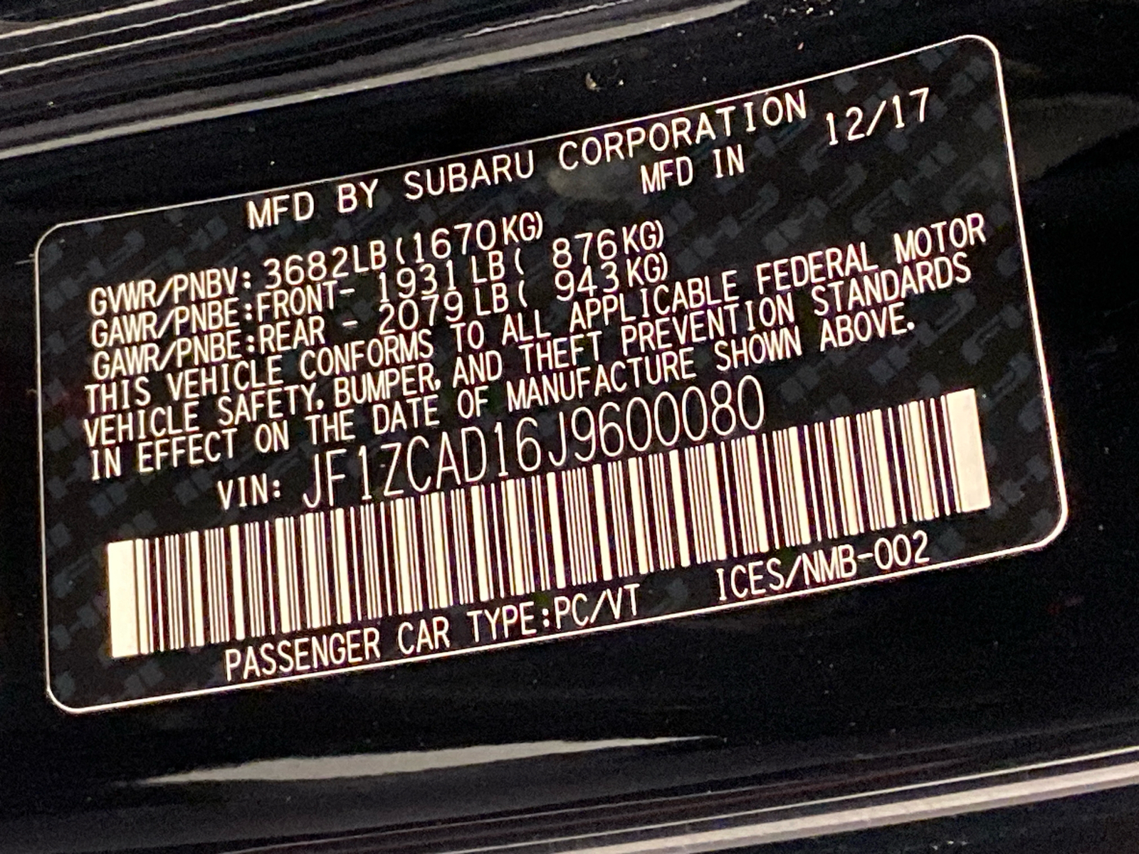 2018 Subaru BRZ tS 12