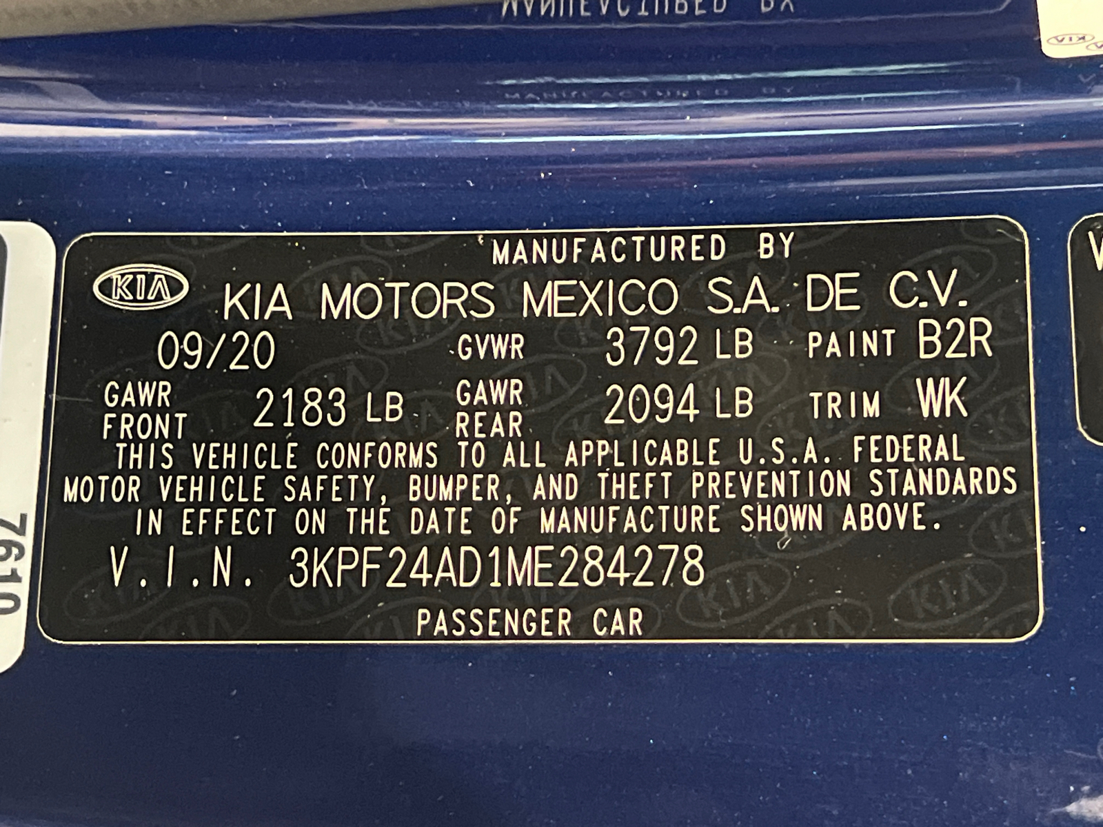 2021 Kia Forte LXS 25