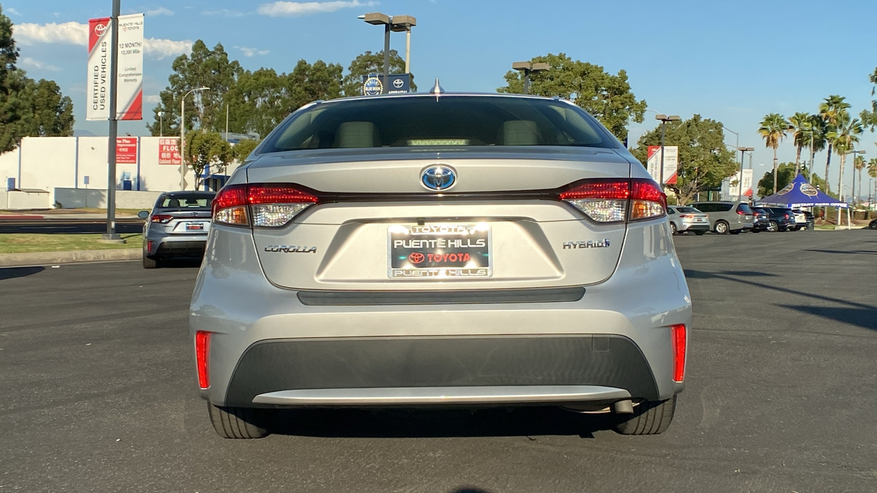 2020 Toyota Corolla Hybrid LE 4