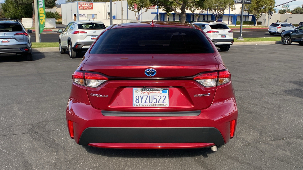 2022 Toyota Corolla Hybrid LE 4