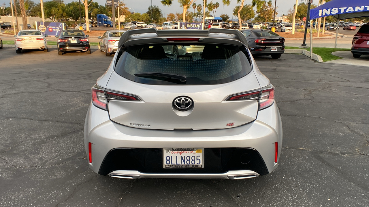 2019 Toyota Corolla Hatchback SE 4