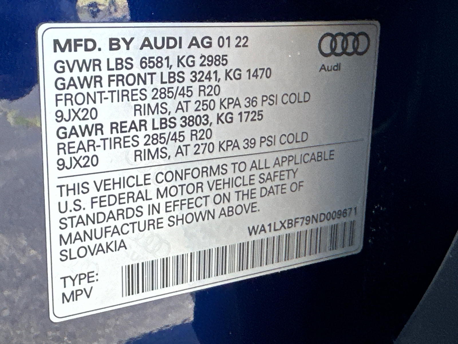 2022 Audi Q7 55 Premium Plus 34