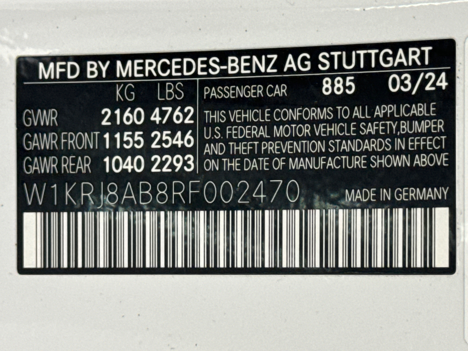 2024 Mercedes-Benz AMG GT Base 25