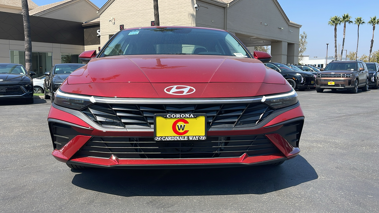 2025 Hyundai Elantra Hybrid Blue 4