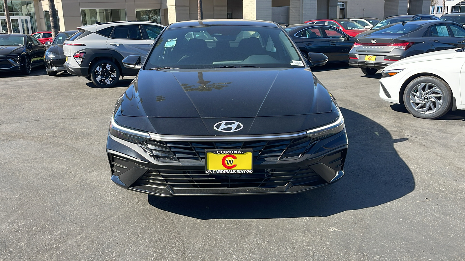 2025 Hyundai Elantra Hybrid Blue 3