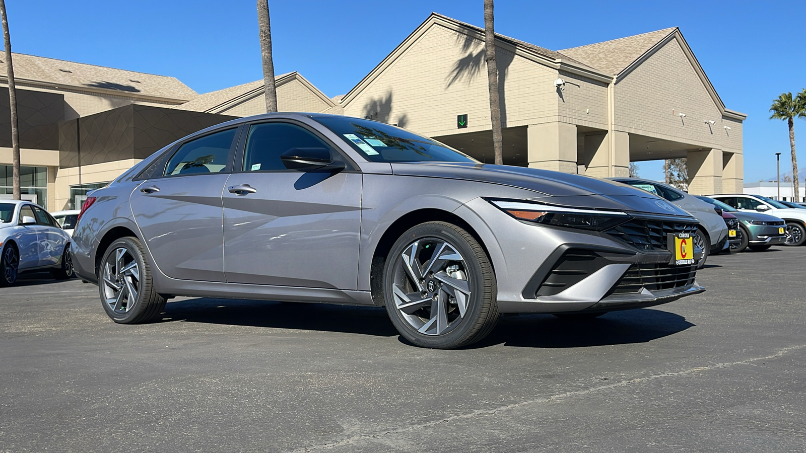 2025 Hyundai Elantra Hybrid Blue 1