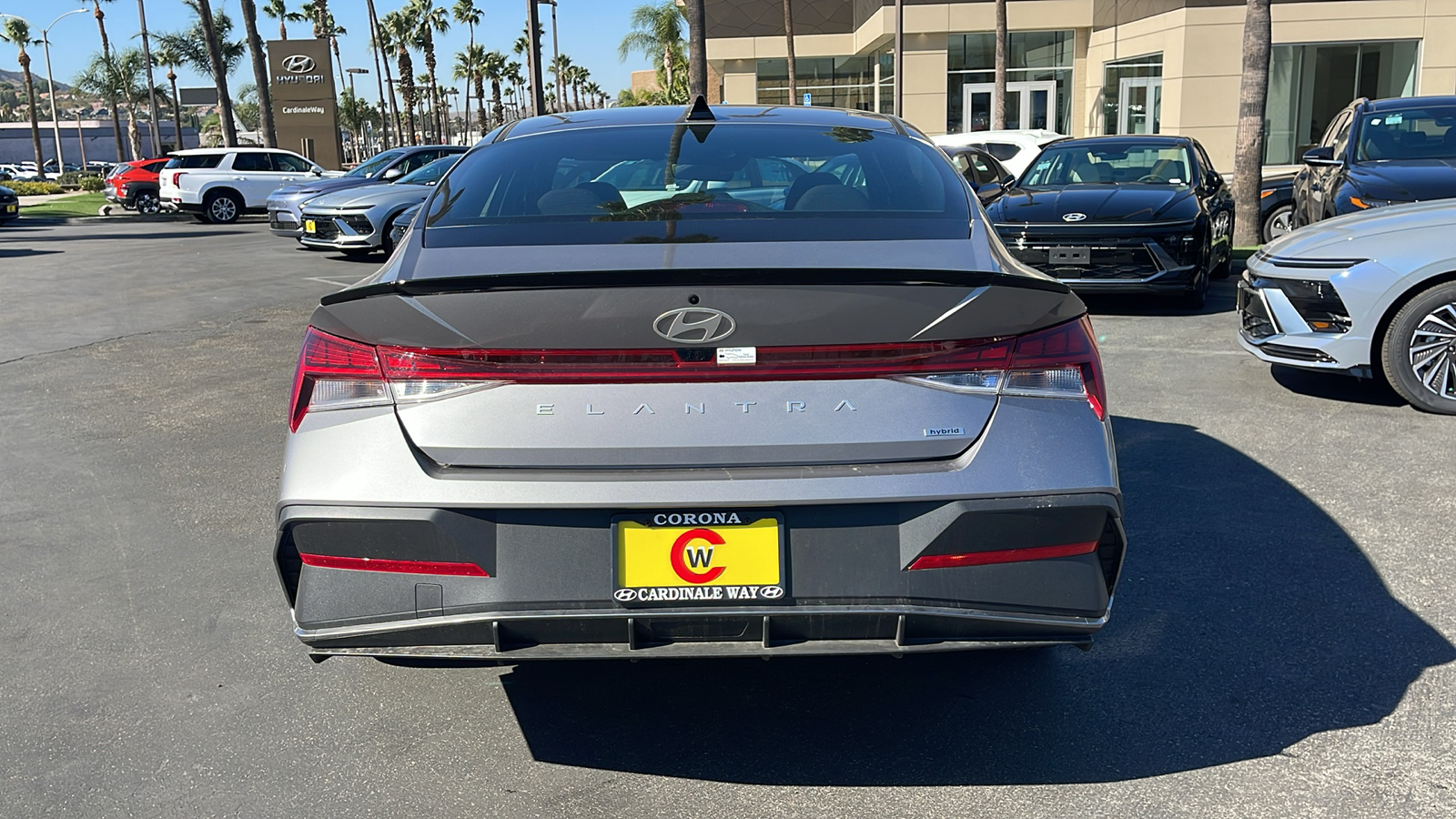 2025 Hyundai Elantra Hybrid Blue 9