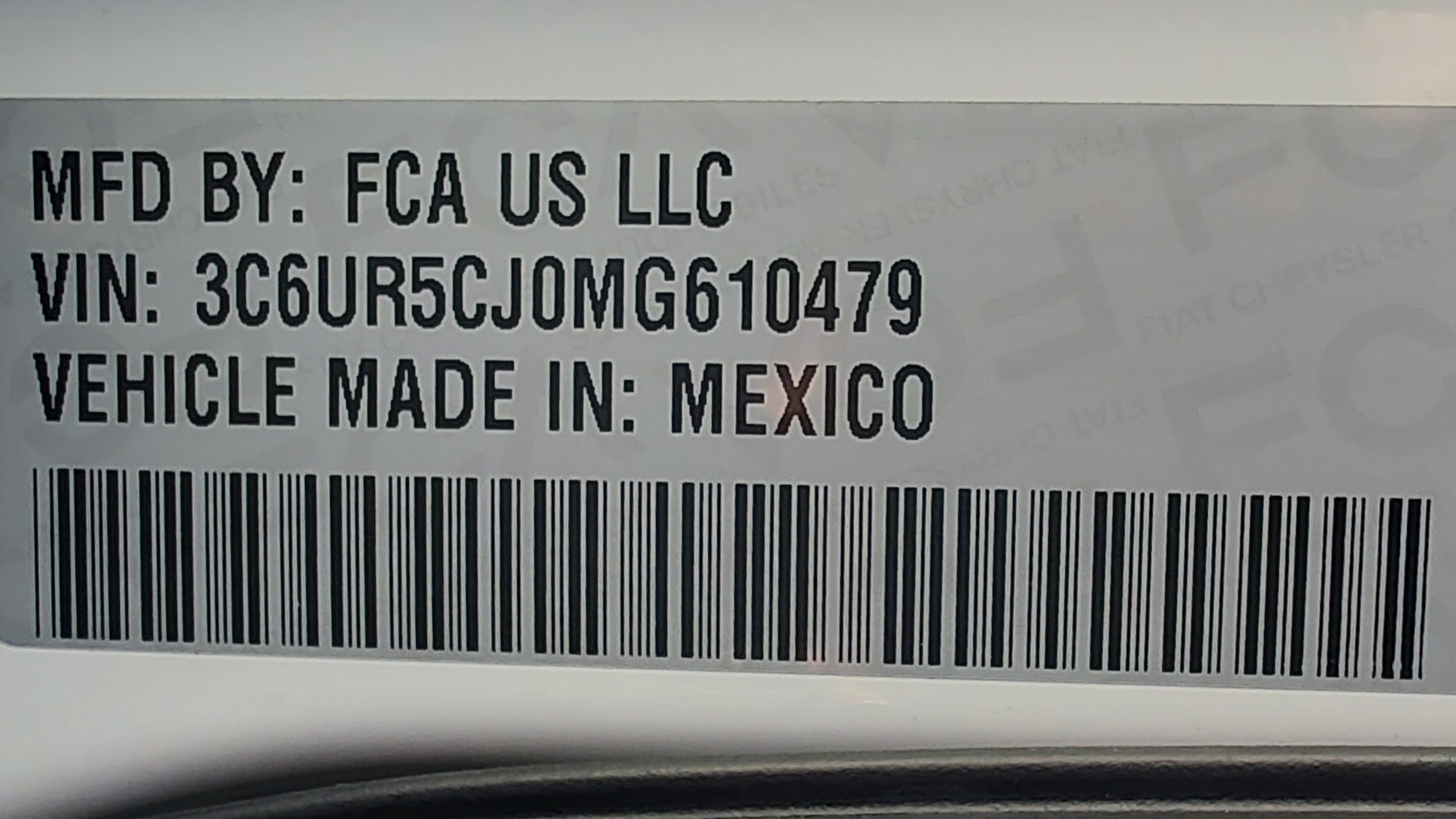 2021 Ram 2500 Tradesman 4x4 Crew Cab 64 Box 18