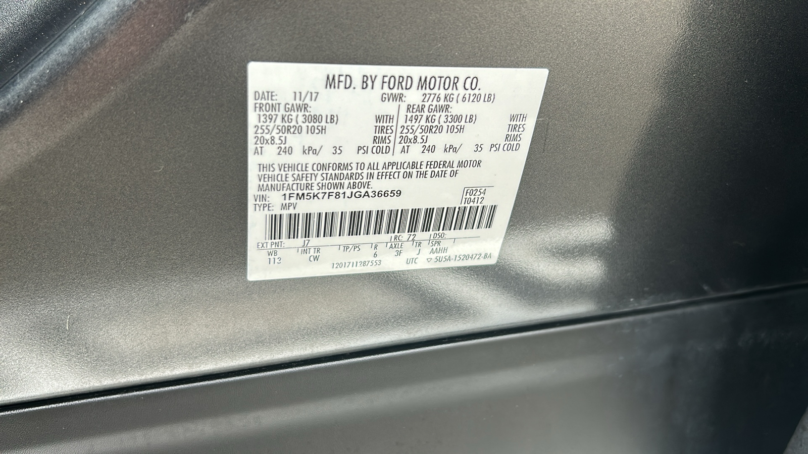 2018 Ford Explorer Limited 41