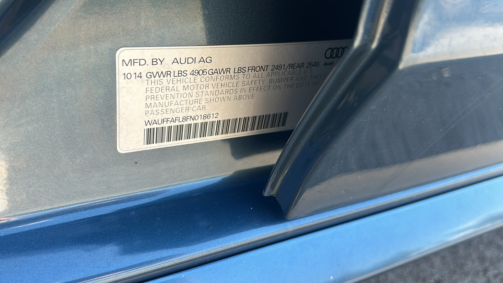 2015 Audi A4 2.0T Premium Plus 37