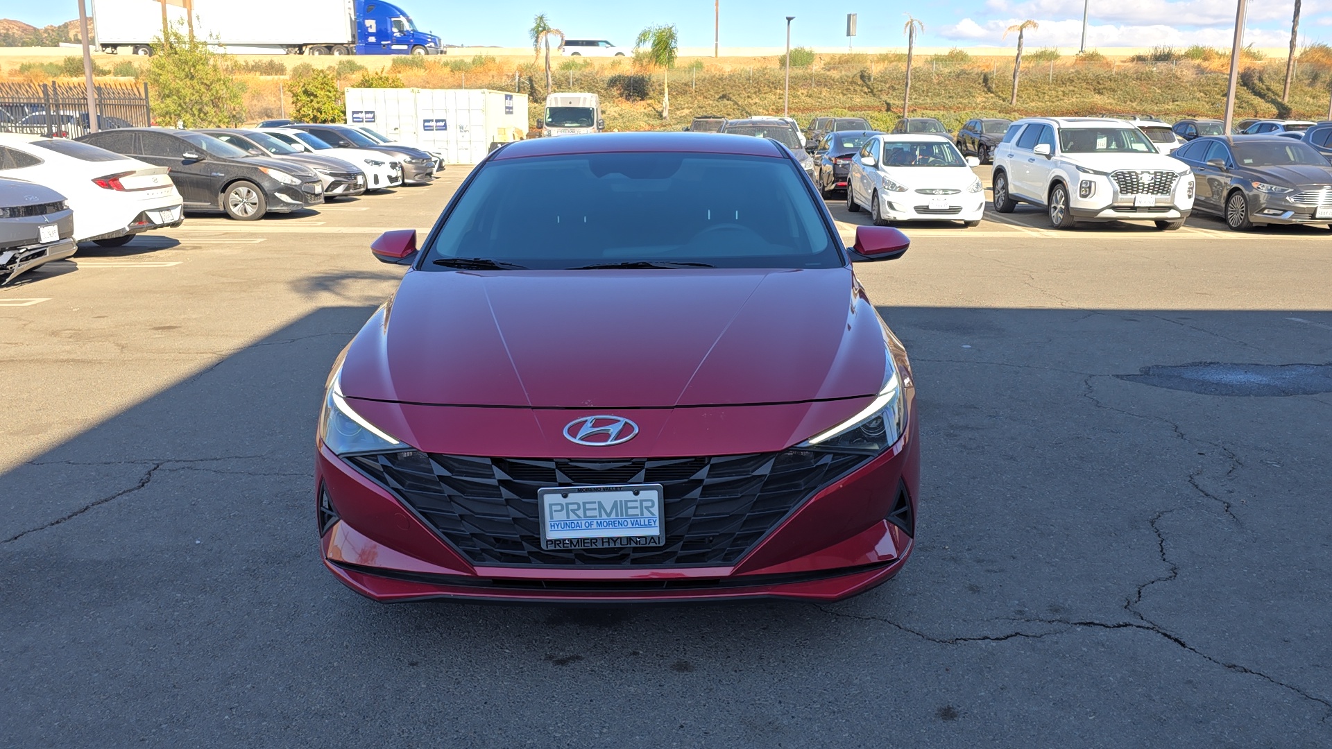 2022 Hyundai Elantra Hybrid Blue 2