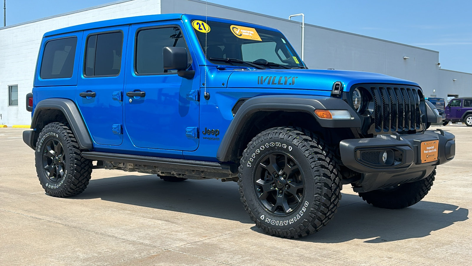 2021 Jeep Wrangler Unlimited Willys 1