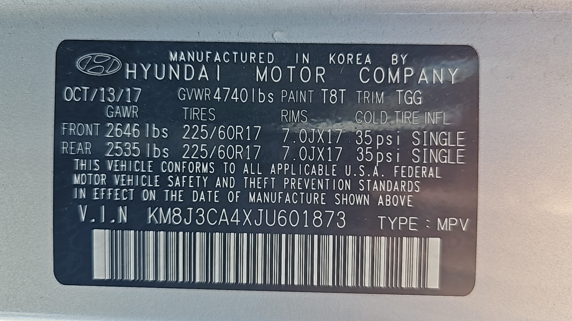 2018 Hyundai TUCSON SEL 21