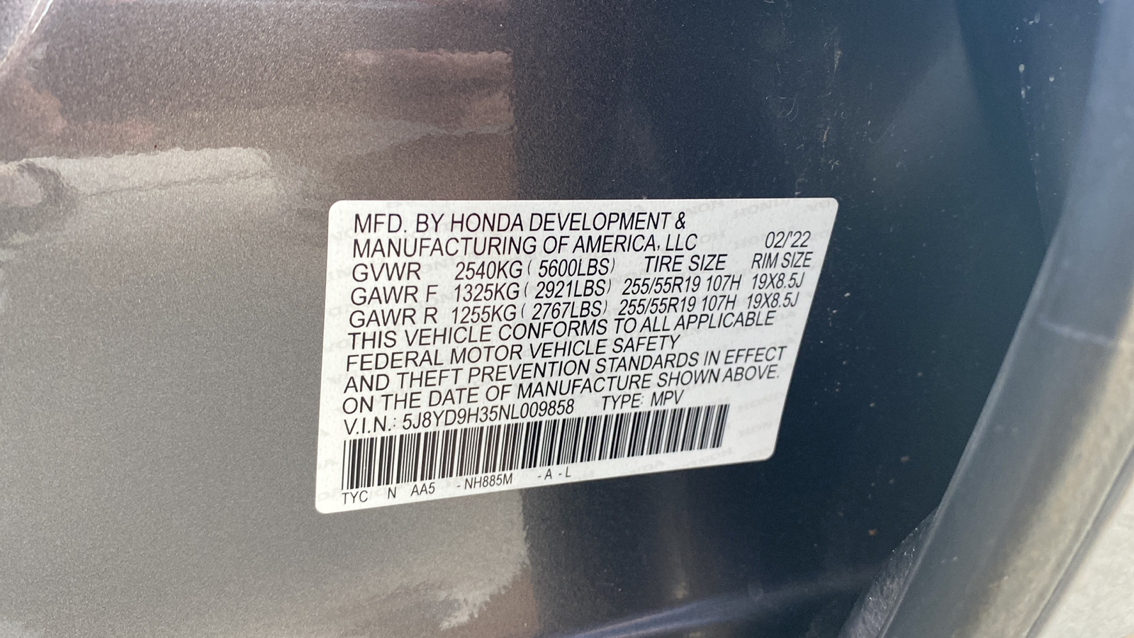 2022 Acura MDX Base 22