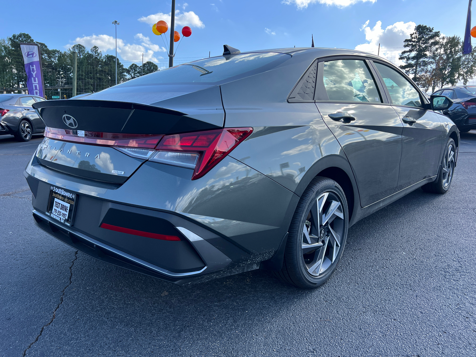 2025 Hyundai Elantra Hybrid Blue 5