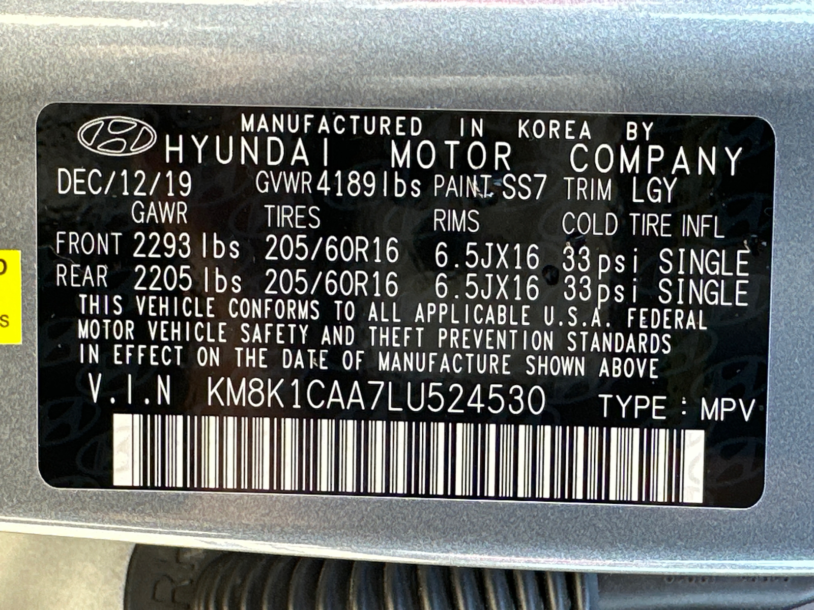 2020 Hyundai Kona SE 35