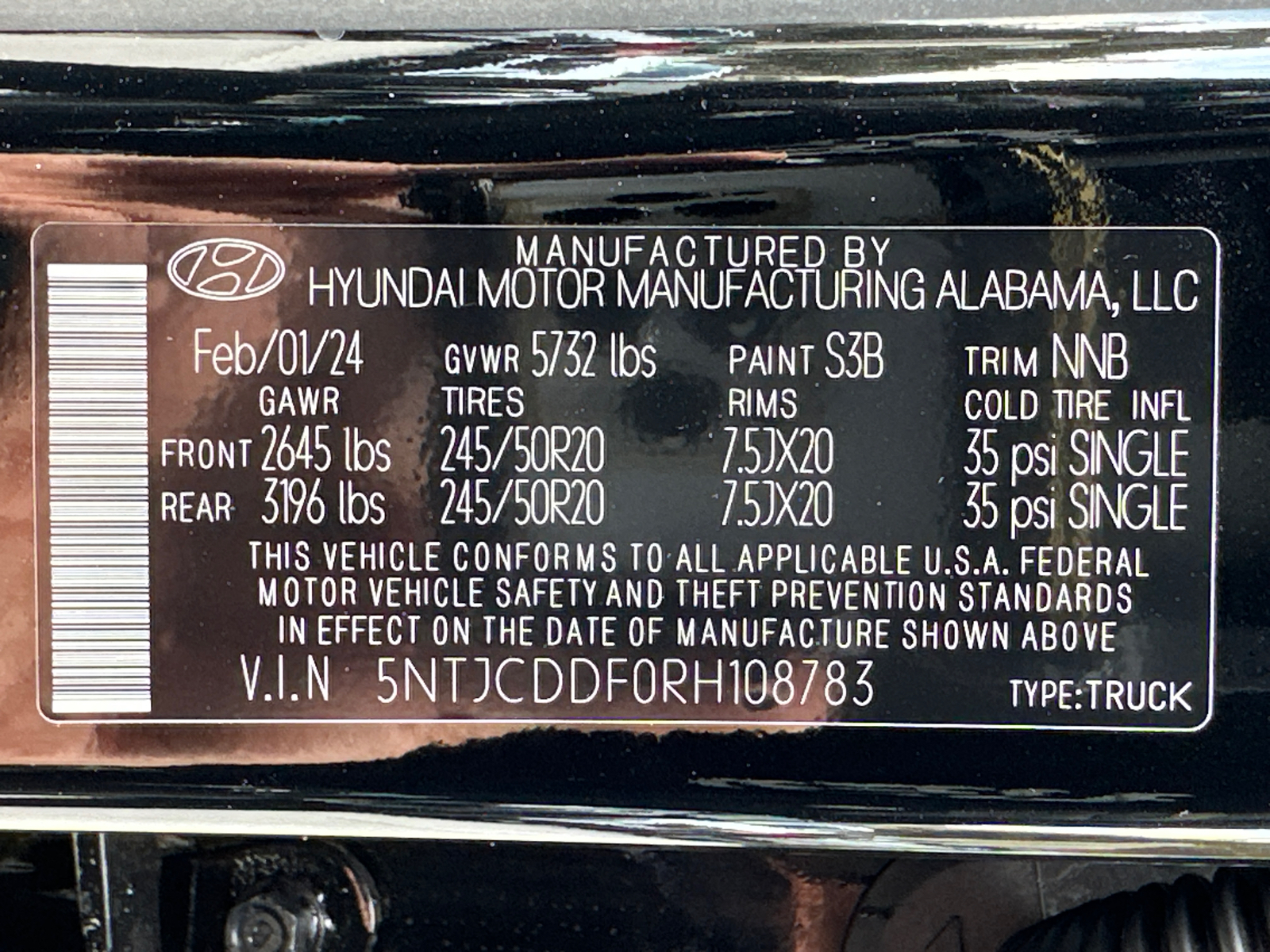 2024 Hyundai Santa Cruz NIGHT AWD 43