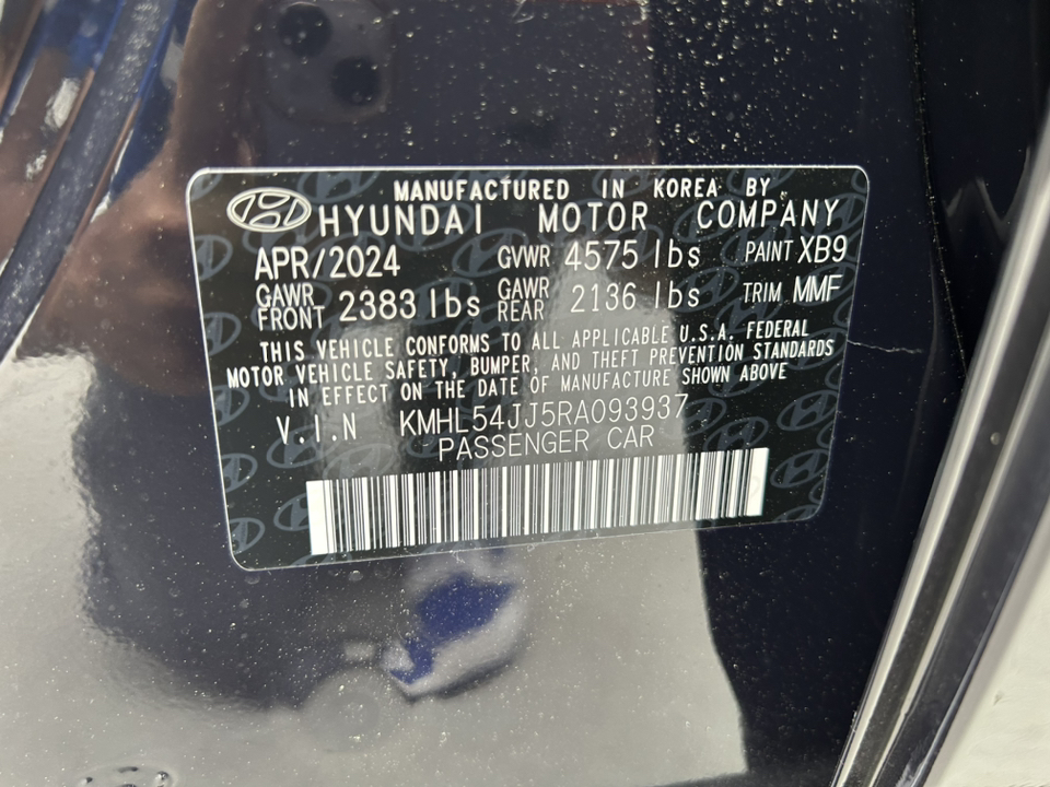 2024 Hyundai Sonata Hybrid Limited 38