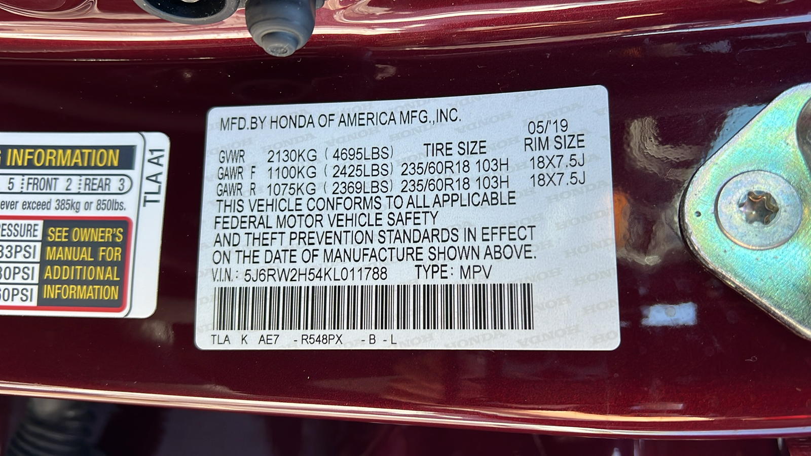 2019 Honda CR-V  33