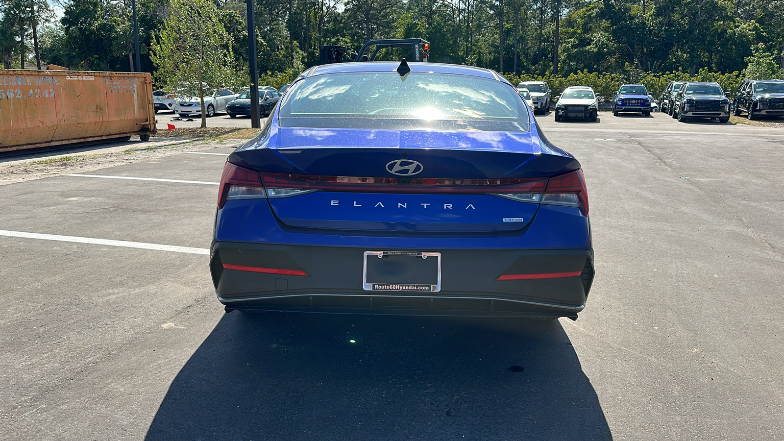 2024 Hyundai Elantra Hybrid Blue 6