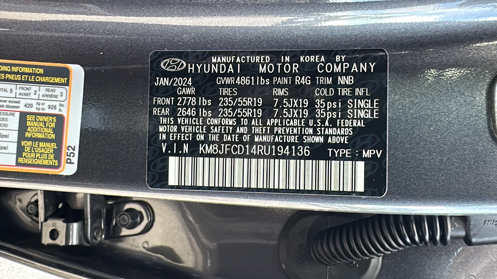 2024 Hyundai Tucson Hybrid N Line 34