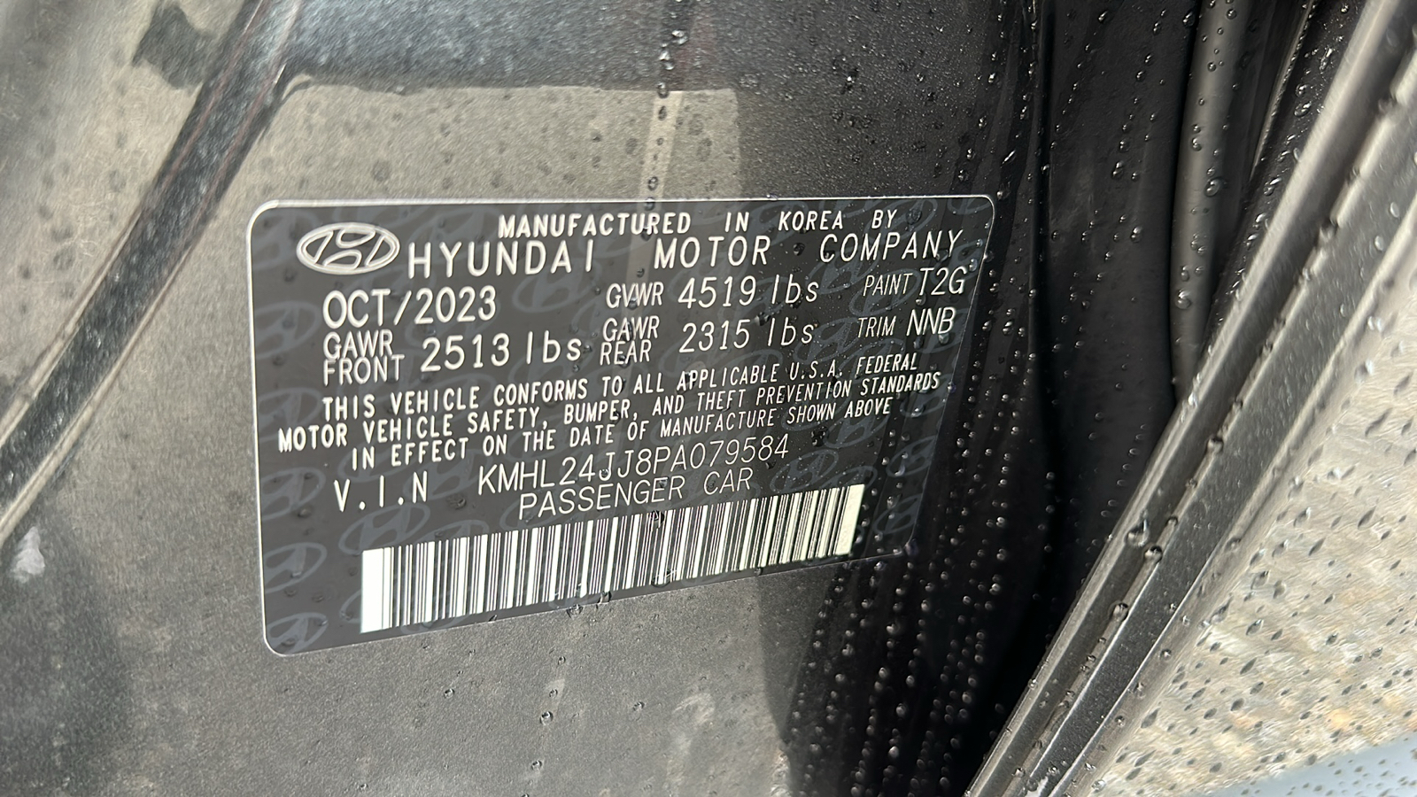 2023 Hyundai Sonata Hybrid Blue 28