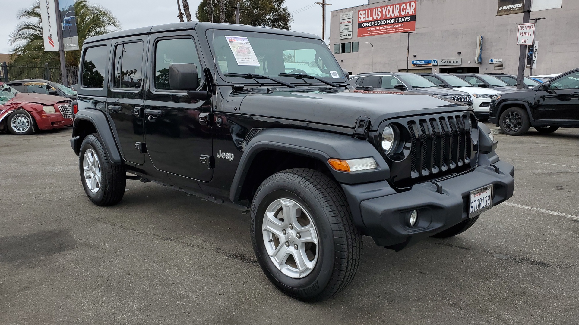 2019 Jeep Wrangler Unlimited Sport S 7