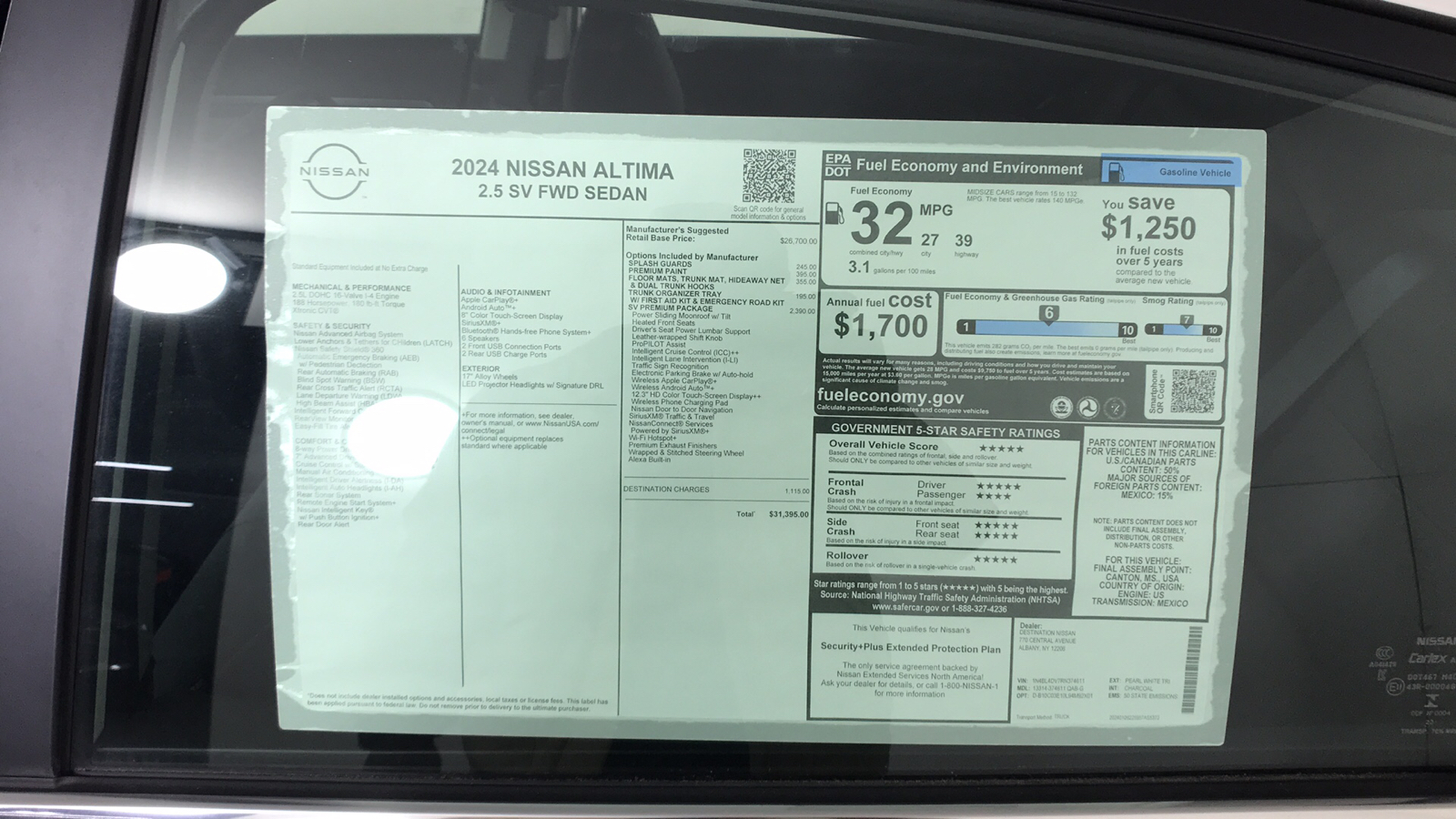 2024 Nissan Altima 2.5 SV 8