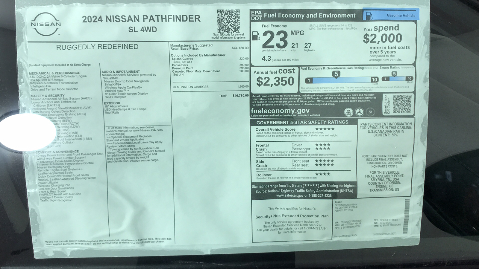 2024 Nissan Pathfinder SL 39
