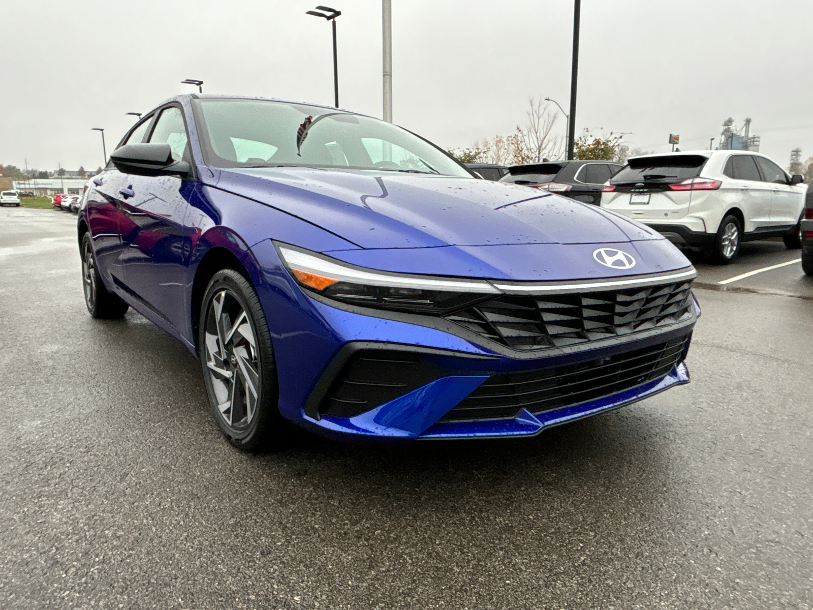 2025 Hyundai Elantra Hybrid Blue 6