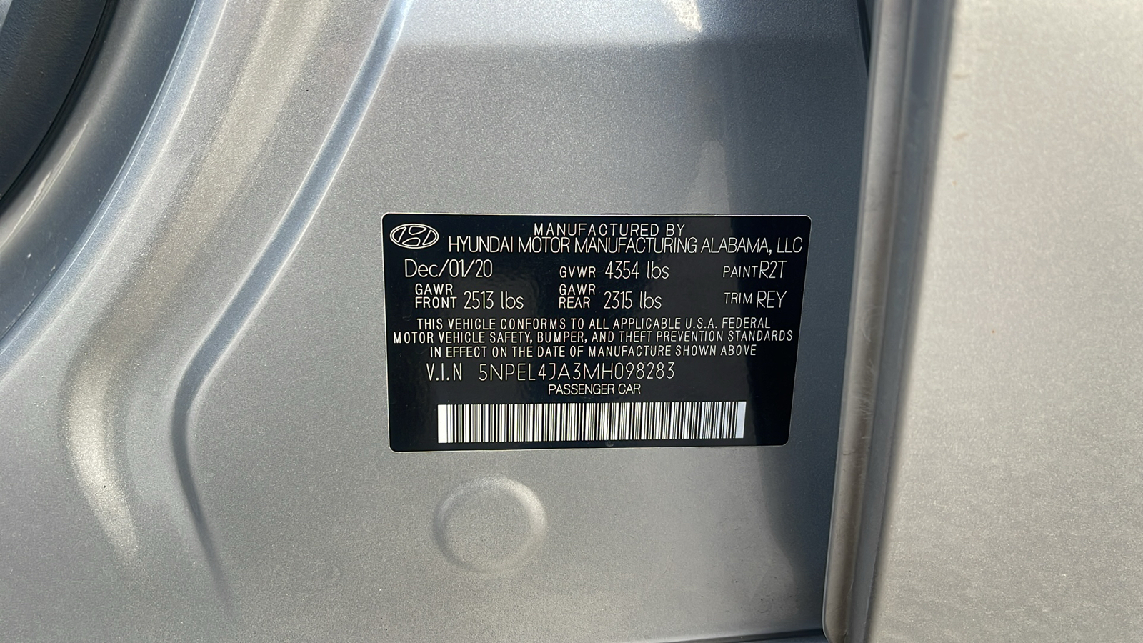 2021 Hyundai Sonata SEL 11