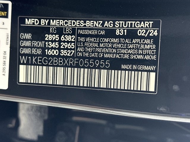 2024 Mercedes-Benz EQE 350+ Sedan 32