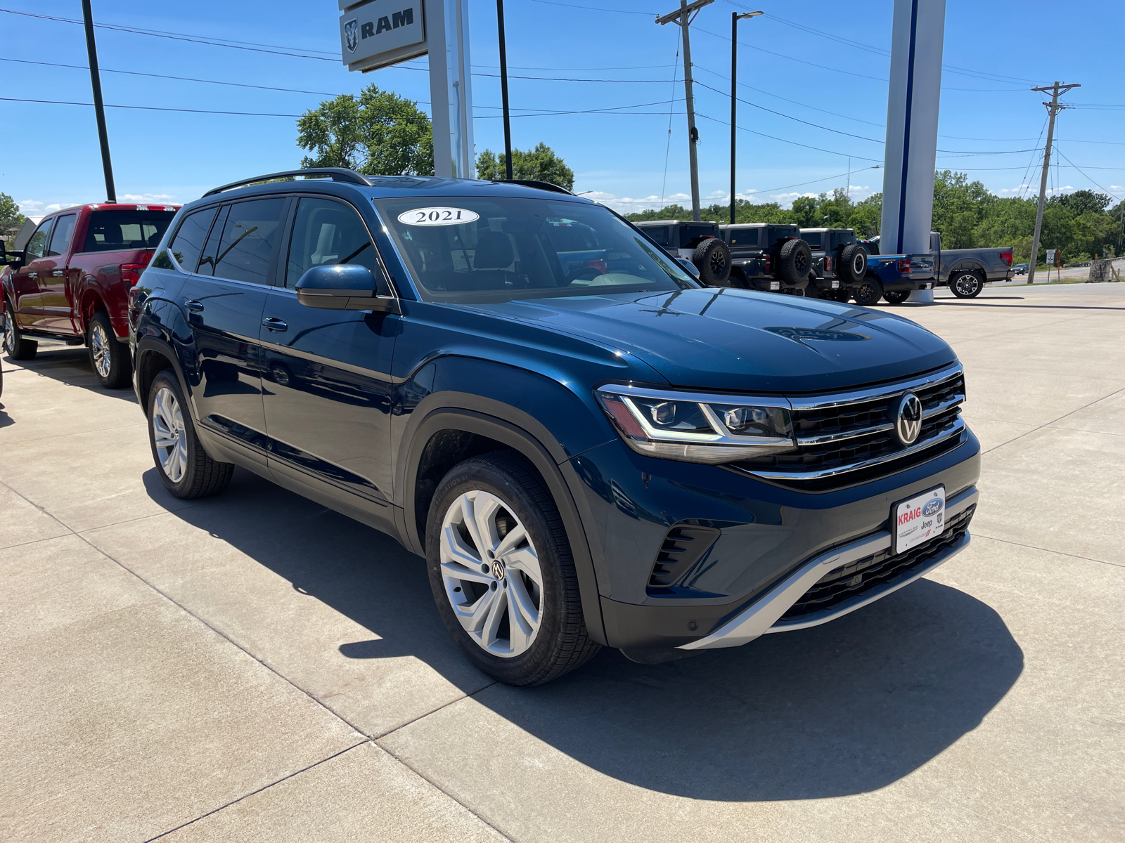 2021 Volkswagen Atlas 3.6L V6 SE w/Technology 1