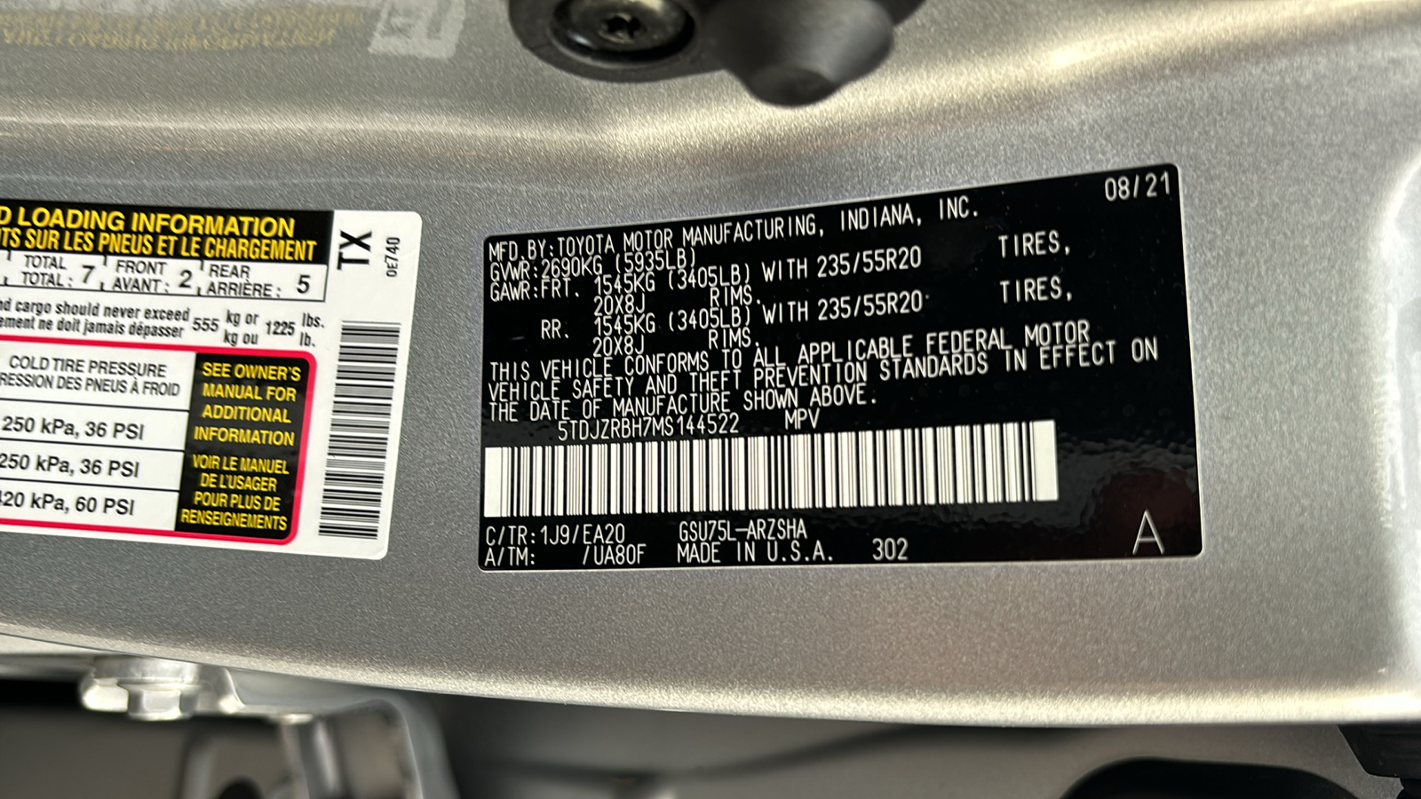 2021 Toyota Highlander XSE 32