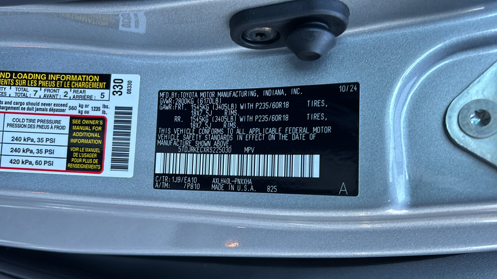 2024 Toyota Sienna XLE 39