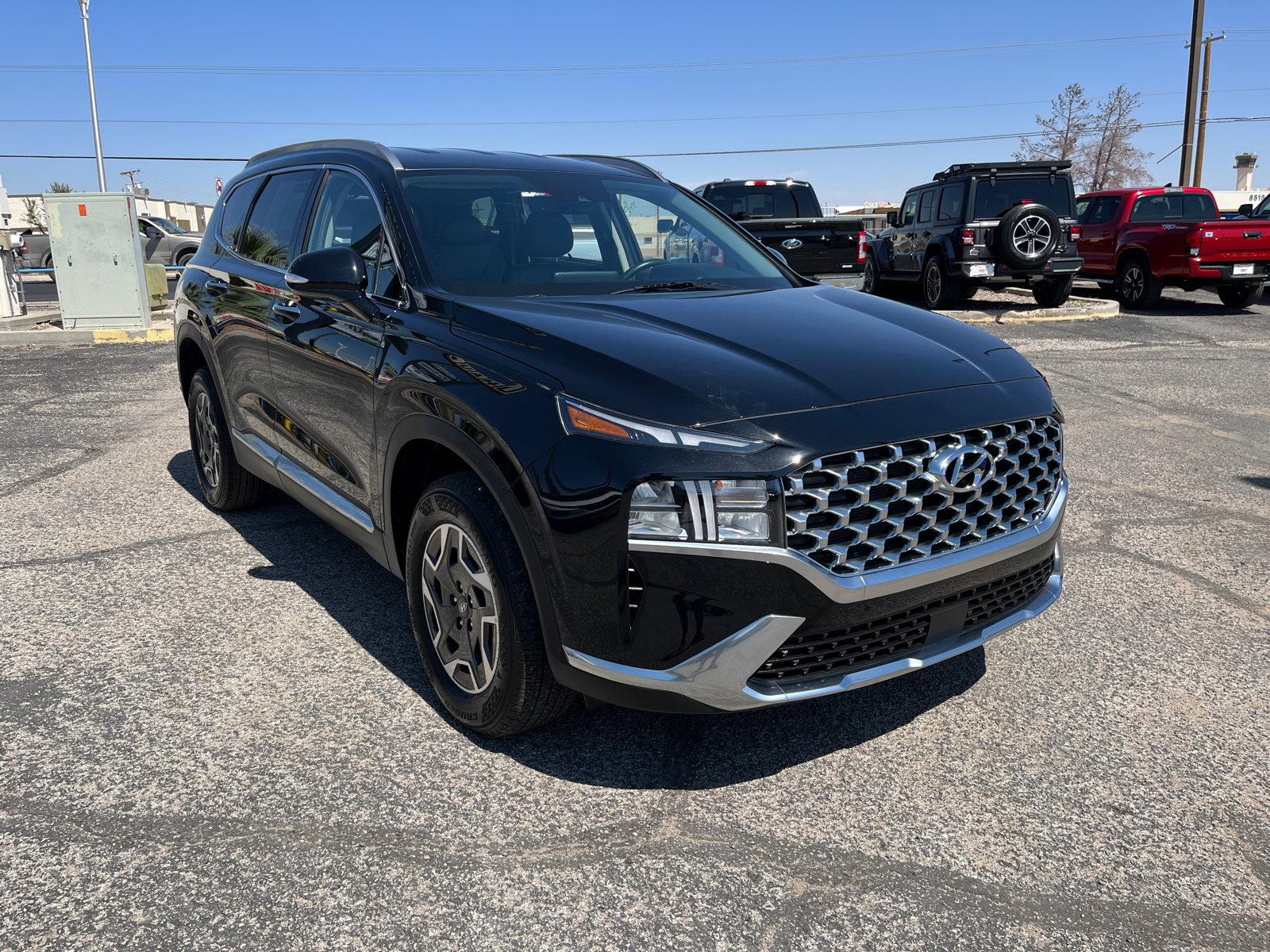 2023 Hyundai Santa Fe Hybrid Blue 1