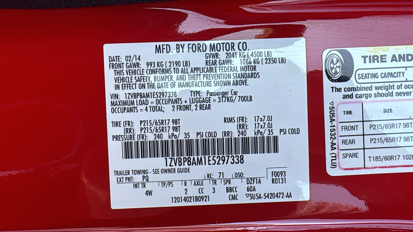 2014 Ford Mustang V6 Premium 25