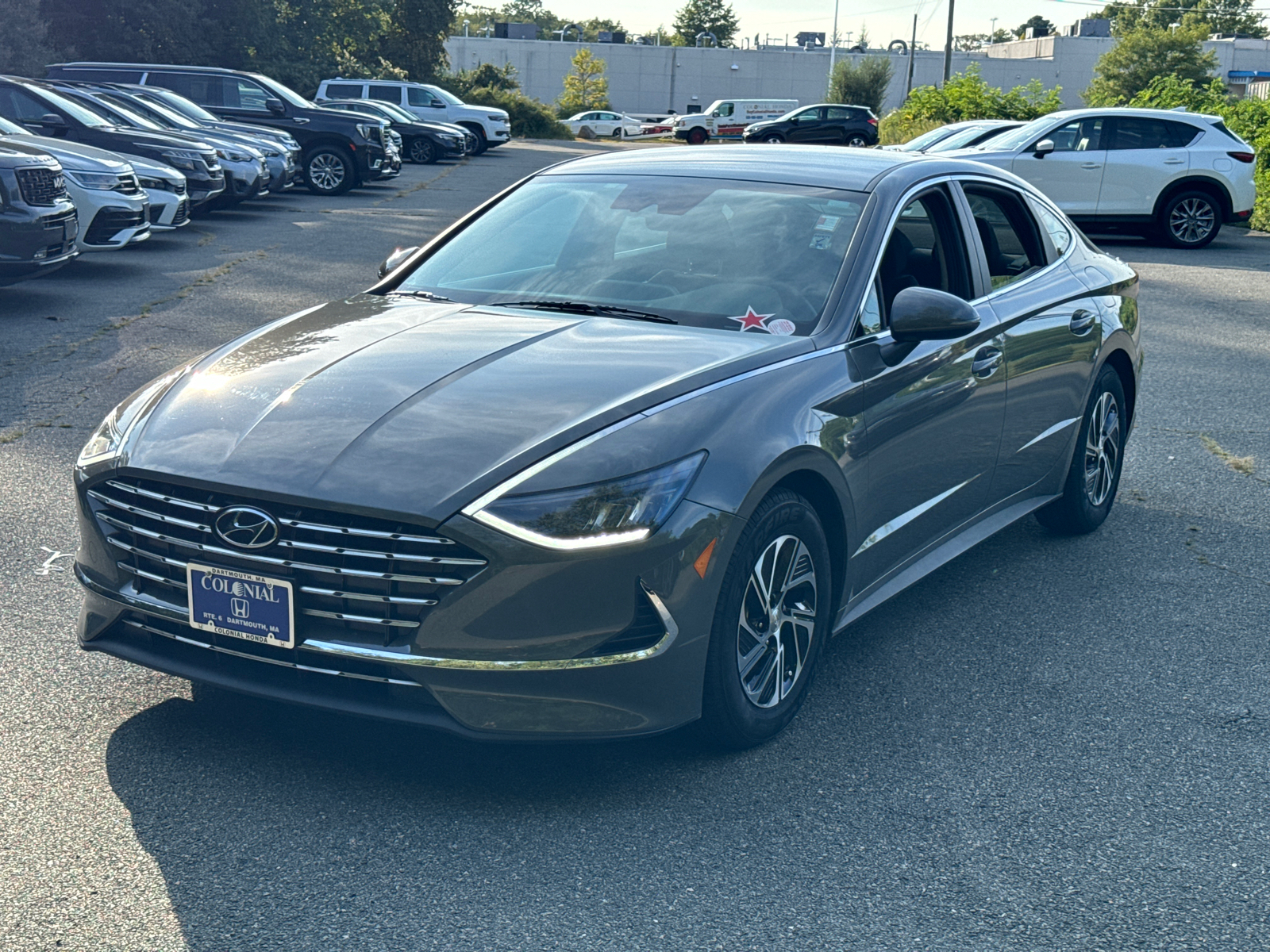 2023 Hyundai Sonata Hybrid Blue 1