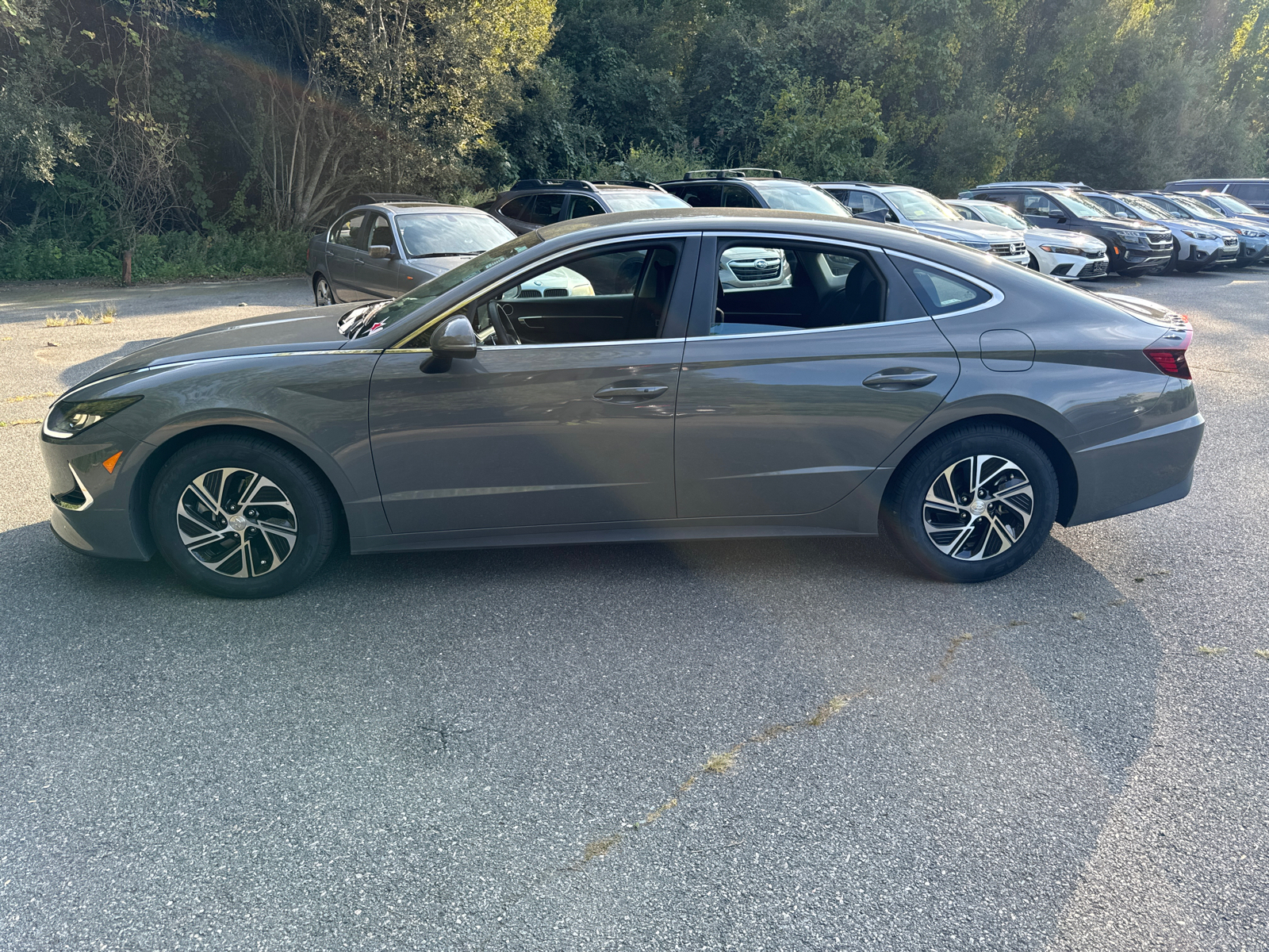 2023 Hyundai Sonata Hybrid Blue 3