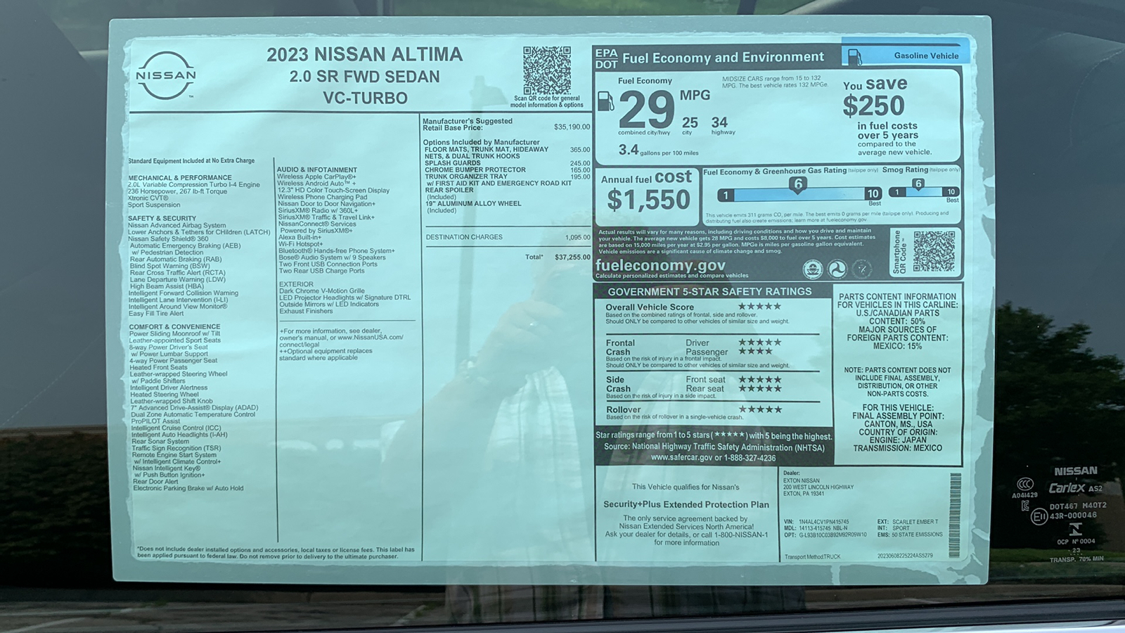 2023 Nissan Altima 2.0 SR 12