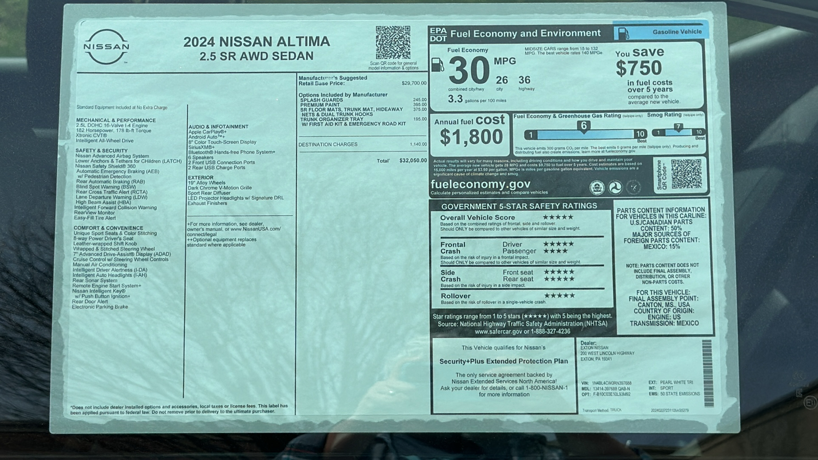 2024 Nissan Altima 2.5 SR 11