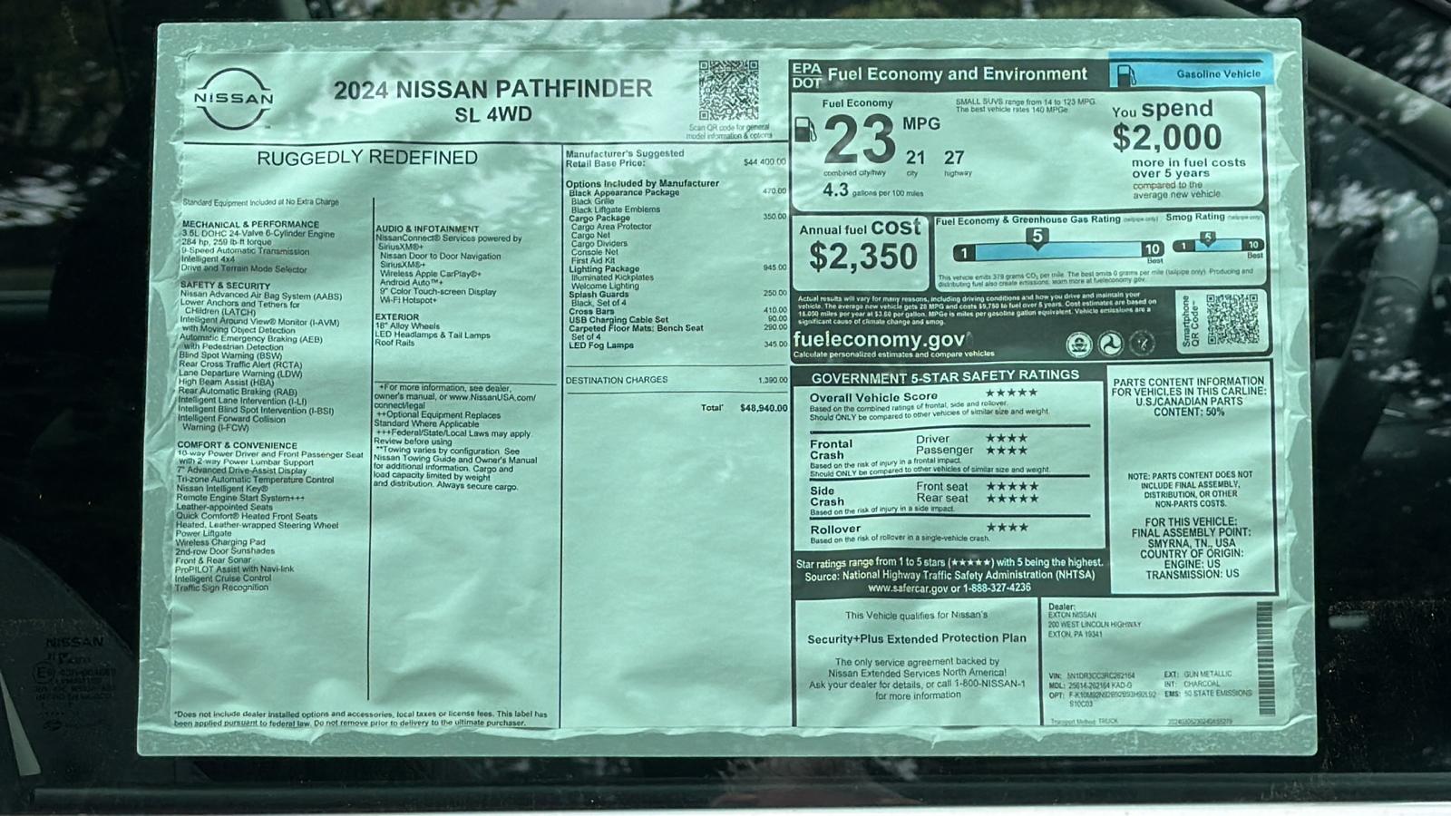 2024 Nissan Pathfinder SL 12