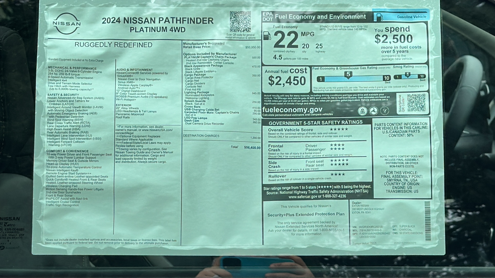 2024 Nissan Pathfinder Platinum 13