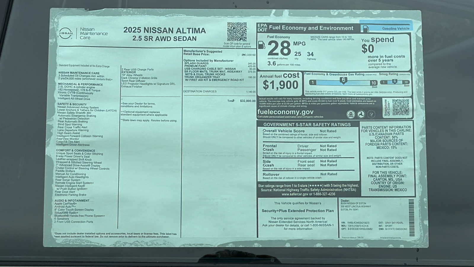 2025 Nissan Altima SR 11