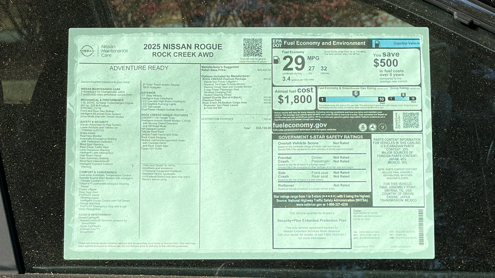 2025 Nissan Rogue Rock Creek 11