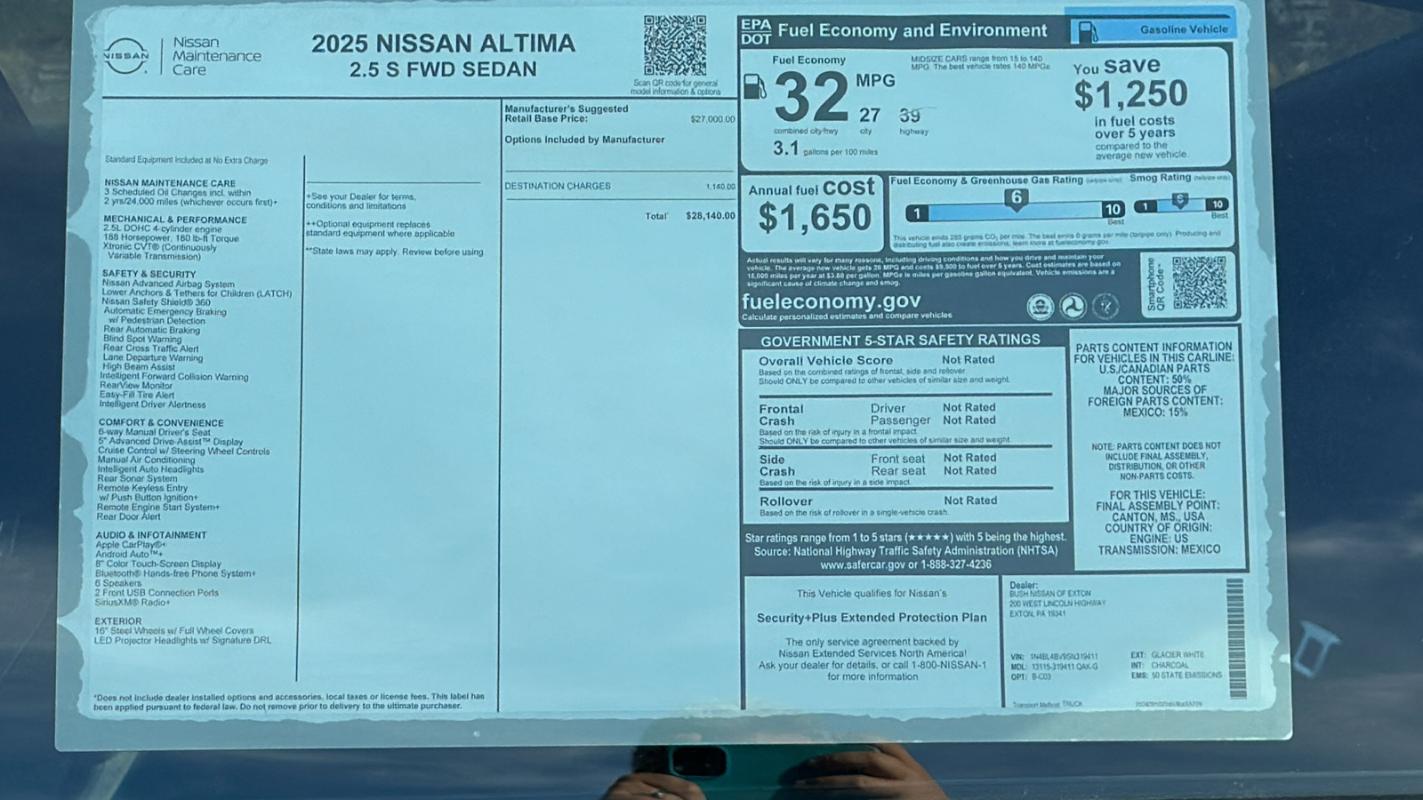 2025 Nissan Altima S 11