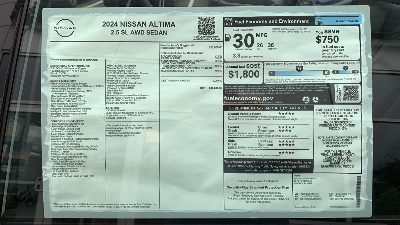2024 Nissan Altima 2.5 SL 12